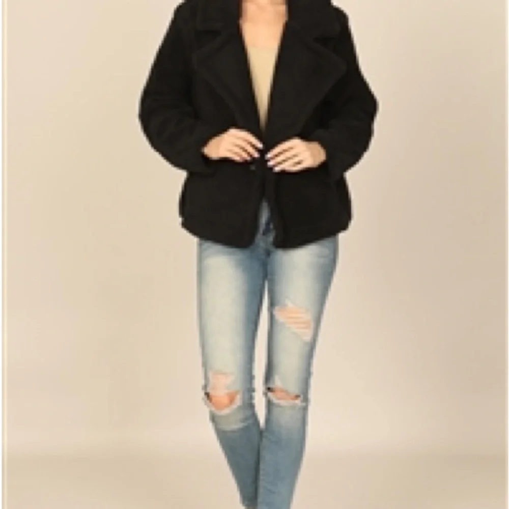 Black Fleece Double Breasted Jacket NWT - Picture 3 of 5